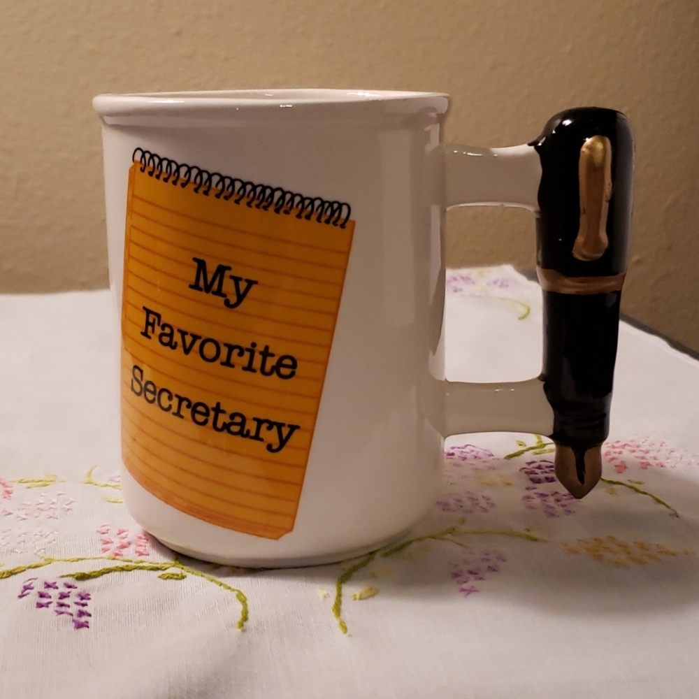 My Favorite Secretary vintage Cup